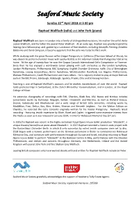 Programme Notes