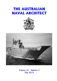 The Australian Naval Architect