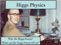 Higgs Physics