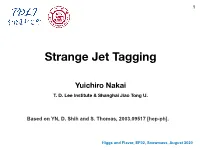 Strange Jet Tagging
