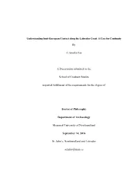 Understanding Inuit-European Contact Along the Labrador Coast: a Case for Continuity