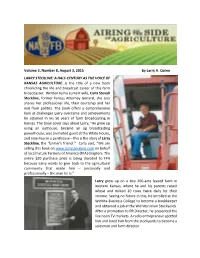 Volume 3, Number 8, August 3, 2015 by Larry A. Quinn