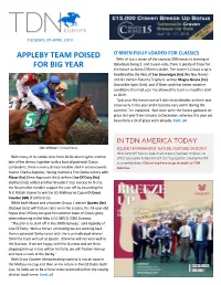 Appleby Team Poised for Big Year