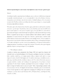 Artificial Superintelligence and Its Limits: Why Alphazero Cannot Become a General Agent