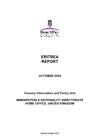 Eritrea Assessment