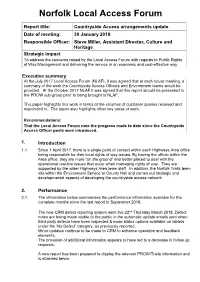 Report to Cabinet