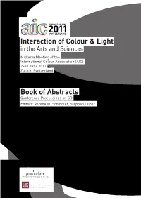 Interaction of Colour & Light Book of Abstracts