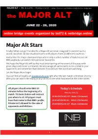 Major Alt Stars Finally! When We Got the Idea for a Major Alt We Never Imagined to Present Such a World Class Field