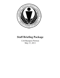 Staff Briefing Package