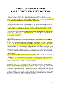 Information for Tour Guides About the Grote Kerk in Monnickendam