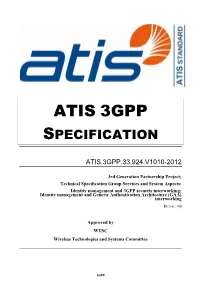 3GPP Report Skeleton