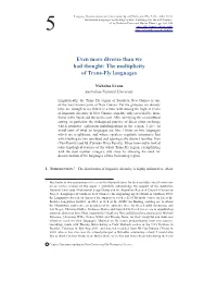 Even More Diverse Than We Had Thought: the Multiplicity of Trans-Fly Languages