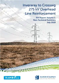 Inveraray to Crossaig 275 Kv Overhead Line Reinforcement