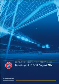 (JSA) on 16 and 18 August 2021