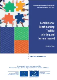 Local Finance Benchmarking Toolkit: Piloting and Lessons Learned
