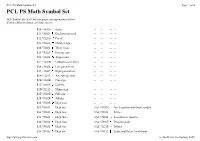 PCL PS Math Symbol Set Page 1 of 4 PCL PS Math Symbol Set