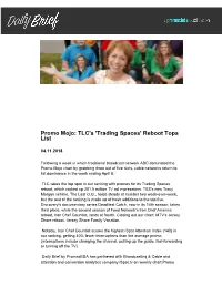 Trading Spaces' Reboot Tops List