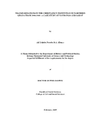 A CASE STUDY of NAVRONGO and SAKOT by Ali Yakub