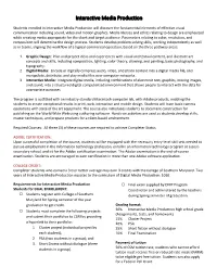 Interactive Media Program