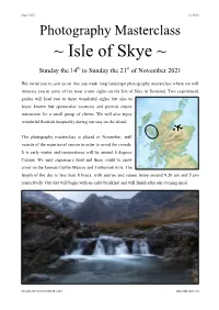 Isle of Skye ~