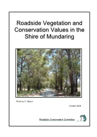 Roadside Vegetation and Conservation Values In
