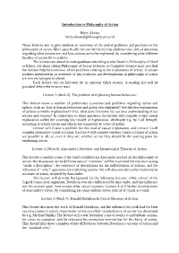 Introduction to Philosophy of Action Harry Alanen Harry.Alanen