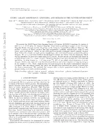 Kydisc: Galaxy Morphology, Quenching, and Mergers in the Cluster Environment