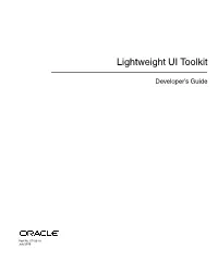 LWUIT Developer's Guide