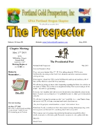 2015-05 PGPI Newsletter
