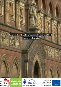Burslem Building Improvement Scheme (THI 3) Progress of Works