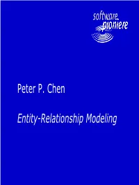 Entity-Relationship Modeling 3