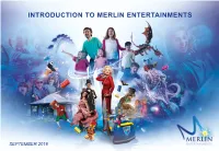 Introduction to Merlin Entertainments