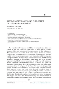 Physiology of Elasmobranch Fishes: Structure and Interaction with Environment: Volume 34A Copyright R 2016 Elsevier Inc