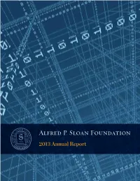 2013 Annual Report Alfred P