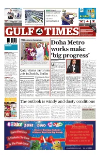 Doha Metro Works Make 'Big Progress'