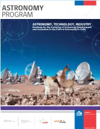 Astronomy in Chile ASTRONOMY PROGRAM