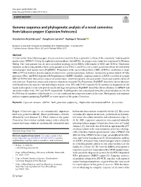 Genome Sequence and Phylogenetic Analysis of a Novel Comovirus from Tabasco Pepper (Capsicum Frutescens)