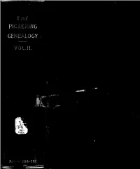 The Pickering Genealogy [Microform] : Being an Account of the First Three Generations of the Pickering Family of Salem, Mass. An