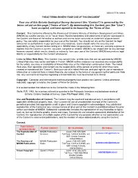 An Inventory of Inactive Quarries in the Paleozoic Limestone and Dolostone Strata of Ontario; Ontario Geological Survey, Open File Report 5863, 272P