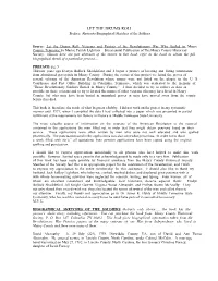 LET the DRUMS ROLL Preface: Abstracts Biographical Sketches of the Soldiers