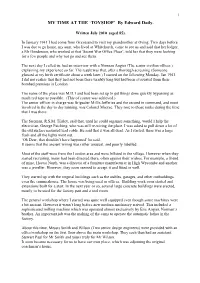 MY TIME at the ‘TOYSHOP’ by Edward Daily