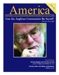 Can the Anglican Communion Be Saved? Austen Ivereigh
