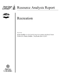 Resource Analysis Report Recreation