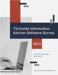 T3 Technology Software Survey Report