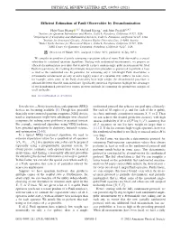 Efficient Estimation of Pauli Observables by Derandomization