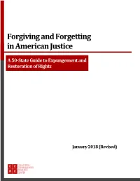 Forgiving and Forgetting in American Justice