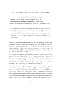 Gate-Defined Graphene Quantum Point Contact in the Quantum Hall Regime S. Nakaharai1,2, J. R. Williams1,3* and C. M. Marcus1 1