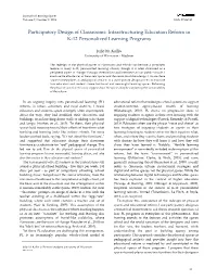 Participatory Design of Classrooms: Infrastructuring Education Reform in K-12 Personalized Learning Programs