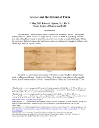 Science and the Shroud of Turin