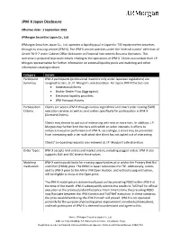 JPM-X Overview for Japan